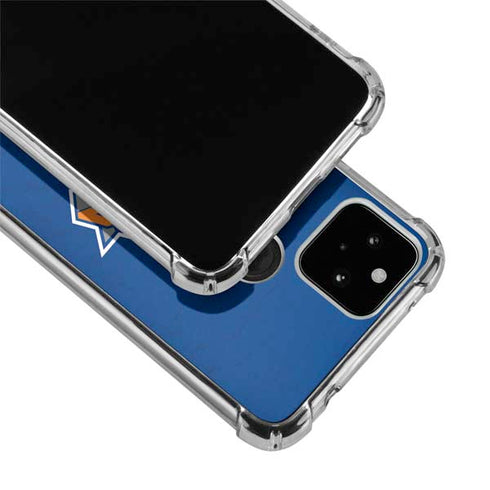 NBA New York Knicks Distressed Google Pixel 5a 5G Clear Case